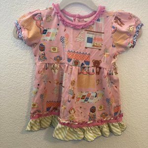 Matilda Jane 12-18m Pink Girls Playing Scene Dress